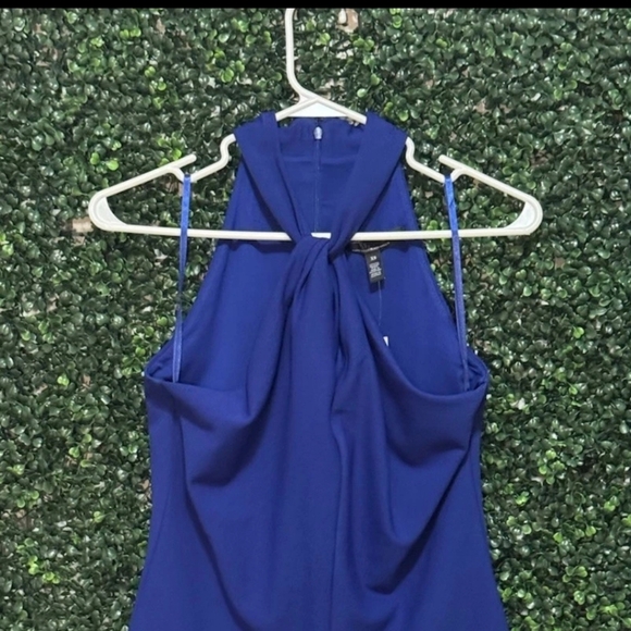 NWT WHBM TWISTED HALTER TOP - Picture 3 of 3